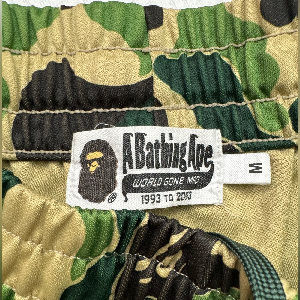Bathing Ape Camo joggers pants